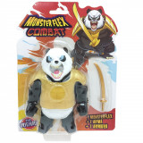 Figurina Monster Flex Combat, Monstrulet care se intinde, Samurai Panda