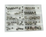 Cumpara ieftin Set Profesional 150 Coroni?e de Ceas &ndash; Aurii ?i Argintii &ndash; Dimensiuni Diverse &ndash; O?el Inoxidabil