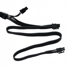 Cablu alimentare -PCI-e 6 Pin la 2 Ports 6+2-flat-BREAKOUT BOARD-crypto/btc/eth