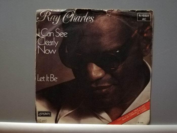 Ray Charles &ndash; I Can See Clearly Now....(1977/London/RFG) - Vinil Single pe &#039;7/NM