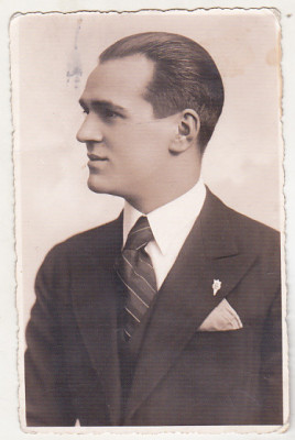 bnk foto - Portret de barbat - Foto Marculescu Bucuresti 1939 foto