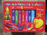 Prima mea biblioteca ilustrata: Primele cuvinte Bebe invata Cutie cu 8 carticele