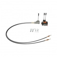 Distribuitor hidraulic cu 2 manete, lungime cablu 2m presiune 250 bar debit 80L/min Breckner Germany