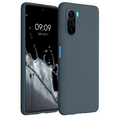 Husa pentru Xiaomi Poco F3, Silicon, Gri, 54657.202 foto