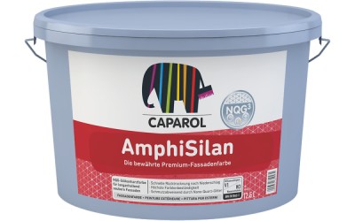 Vopsea cu Particulele Nano-Quarz &amp;icirc;n rețea organică AmphiSilan - CAPAROL 12,5L foto