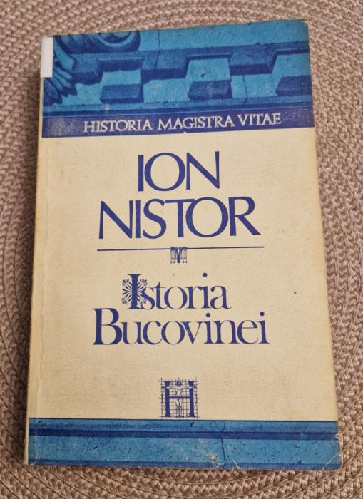 Istoria Bucovinei Ion Nistor