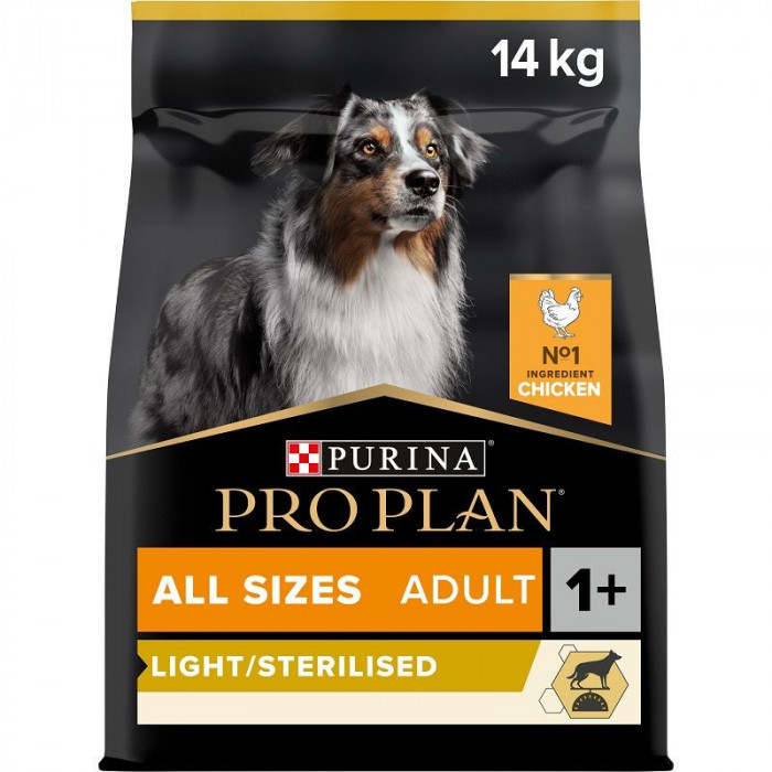 PRO PLAN ADULT ALL SIZE Light / Sterilised - 14kg