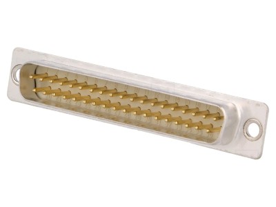 Conector D-Sub 37 pini, tată, lipire foto