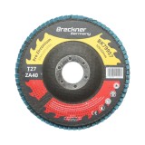 Disc lamelar cu zirconiu 125x22 mm T27 ZA40 pentru metal si inox Breckner