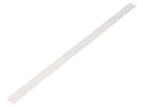 Bandă termoconductoare albă 12mm x 240mm x 0,5mm 3W/mK