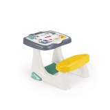 Masuta Studiu Copii cu Scaun Edc Pastel, Spatiu Stocare, Plastic Calitate, 2 Ani+, 49x72x54 cm