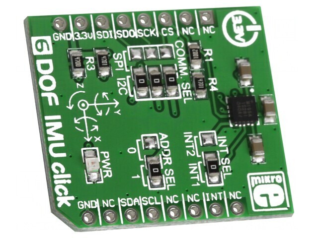 Click Board Accelerometru Giroscop 6DOF IMU 3.3V