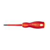 Surubelnita izolata 1000V SL/PH1 x 80 mm NEO Tools pentru electricieni