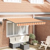 vidaXL Cortina Retractabilă Galben 350 x 200 cm țesătură 3329690