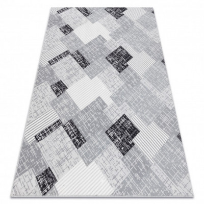 Covor SAMPLE REMI Geometric gri / negru, 120x160 cm foto