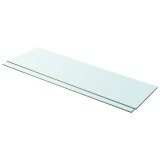 Gossi rafturi, 2 buc., 100 x 30 cm, panouri sticla transparenta