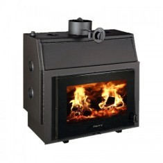 Focar de semineu tip centrala, Prity PW18TV, 7,3 kg/h, 780 x 470 x 790