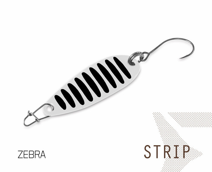Lingurita oscilanta Delphin STRIP 8/2g Zebra
