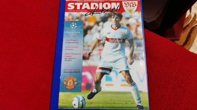 program VFB Stuttgart - Manchester United foto