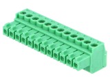 Regletă de Conexiuni Deconectabilă 3,5mm 12 Piste Drept Mufă