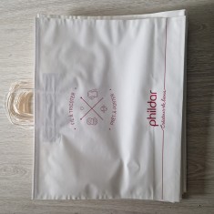 Set 100 Pungi Mari Cadou 50x40 cm, Sacoșe H&acirc;rtie Albă Brand PHILDAR - Noi, Impecabile