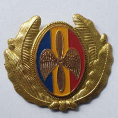 Insigna Militara Ofiter AVIATIE - PILOT - AVIATOR - Coifura insemn cascheta