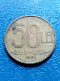 Moneda Romania 50 lei 1991