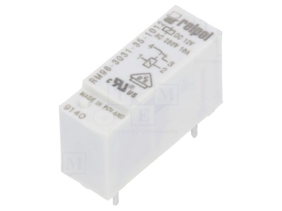 Releu electromagnetic SPST-NC 12VDC 8A foto