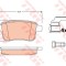 Set placute frana,frana disc RENAULT KANGOO / GRAND KANGOO (KW0/1) (2008 - 2016) TRW GDB1786