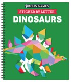 Brain Games - Sticker by Letter: Dinosaurs (Sticker Puzzles - Kids Activity Book) [With Sticker(s)]