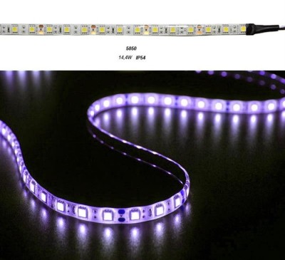 Banda LED 14.4W m 12V IP54 RGB Lumen Adeleq 05-0811 RGB foto