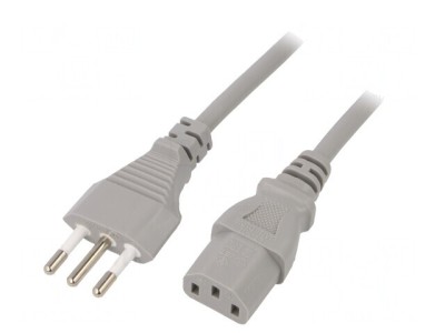Cablu Alimentare IEC C13 1,8m Gri foto