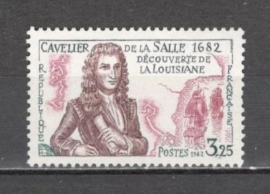 Franta.1982 300 ani descoperirea Louisianei-Cavelier de la Salle XF.522