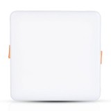Panou led patrat ajustabil 12w 6400k alb rece