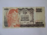 Cumpara ieftin Rara! Indonezia 1000 Rupiah 1968 in stare buna,bancnota din imagini