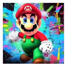 Sticker decorativ, Mario, Rosu, 61 cm, 7559ST foto