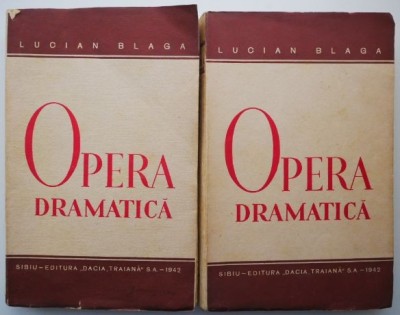 Opera dramatica (2 volume) &amp;ndash; Lucian Blaga foto
