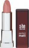 She colour&amp;style Ruj perfect matt 333/410, 5 g