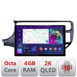 Navigatie dedicata Kia Rio N-504 Edonav ecran 13&quot; 2K 8 si 128 Android Waze USB Navigatie 4G 360 Toslink Youtube Radio KIT-504 si EDT- CarStore Technol