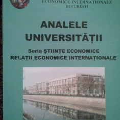 Analele universitatii. Seria stiinte economice (2006)