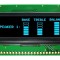 Afișaj OLED grafic albastru 128x32 de dimensiuni compacte