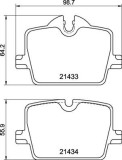 BREMBO P 06 114 PRIME LINE set placute frana,frana disc