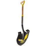 Cazma semirotunda cu coada din fibra de sticla 1150 mm , Topmaster, 380802