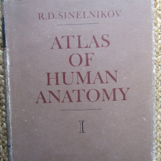 ATLAS OF HUMAN ANATOMY - R. D. SINELNIKOV VOL 1 (LIMBA ENGLEZA)