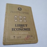 Cumpara ieftin LIBRET DE ECONOMII CEC 1966