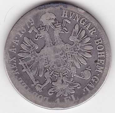 AUSTRIA UNGARIA 1 Florin 1879