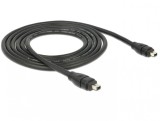 Cablu FireWire 2m 4 pini la 4 pini, Delock 82571