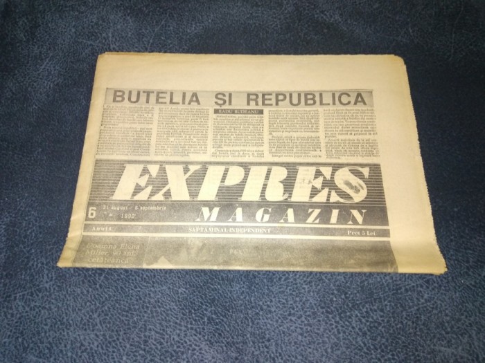 ZIARUL EXPRES MAGAZIN 31 AUGUST 6 SEPTEMBRIE 1990