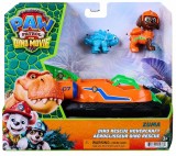 PATRULA CATELUSILOR FILMUL CU DINOZAURI SET DINO VEHICUL HOVERCRAFT CU FIGURINA