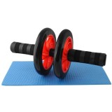 Rola abdominala dubla pentru exercitii fitness + covoras inclus